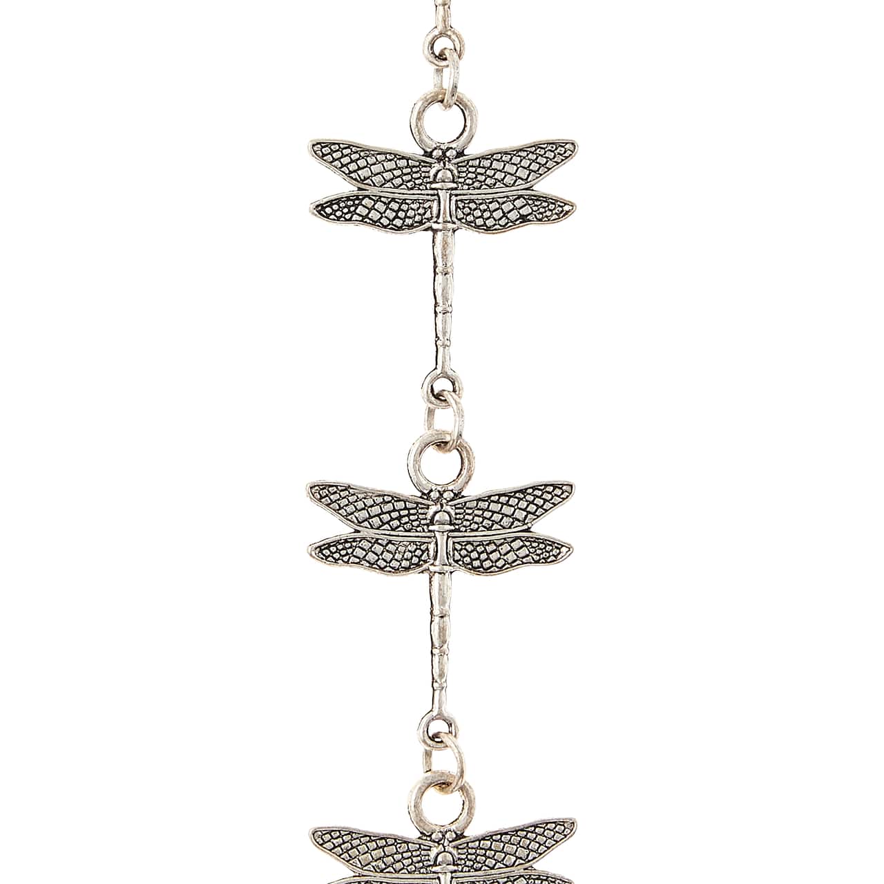 Silver Plated Dragonfly Connectors, 28mm by Bead Landing&#x2122;